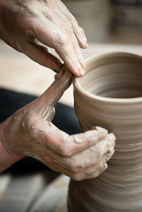 Sandy Brown in her studio 2016